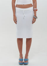 Midi Low waist skirt - RICE