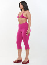 capri pants - fuchsia