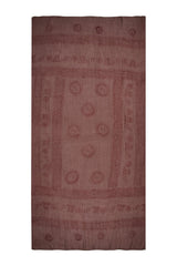 Cacao Om Sarong by Snakes and Shanti in 100% Cotton - Perfect for Beach and Resort Wear