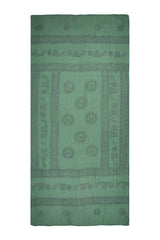 Kale Om Sarong by Snakes and Shanti in 100% Cotton - Perfect for Beach and Resort Wear