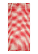 CHECKERS SARONG - CREAM/RED