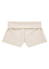 mini fold shorts - OAT