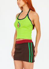 GREEN THIRD EYE - halter top