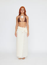 cool wave - shell necklace / cream