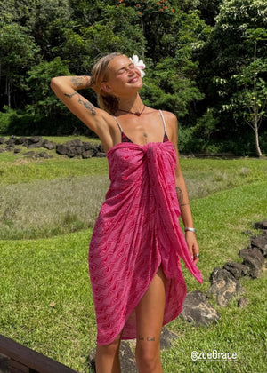 EYE SARONG - FUCHSIA