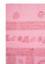 Blossom Om Sarong by Snakes and Shanti in 100% Cotton - Perfect for Beach and Resort Wear