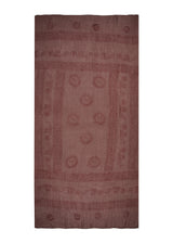 Cacao Om Sarong by Snakes and Shanti in 100% Cotton - Perfect for Beach and Resort Wear