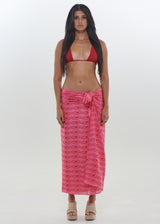 Fuchsia Eye Sarong by Snakes and Shanti in 100% Cotton - Perfect for Beach and Resort Wear