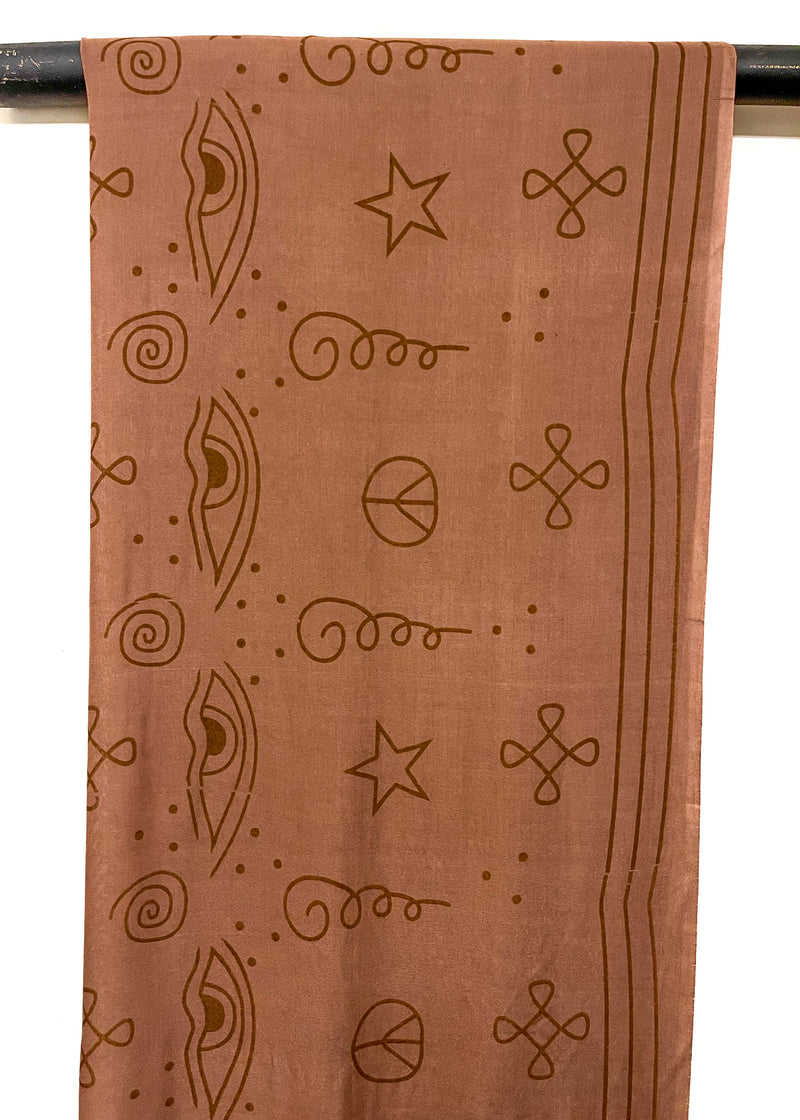 Limited edition - EYE SARONG - TOFFEE
