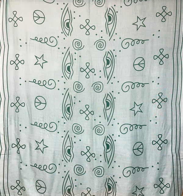Limited edition - EYE SARONG - SAGE GREEN