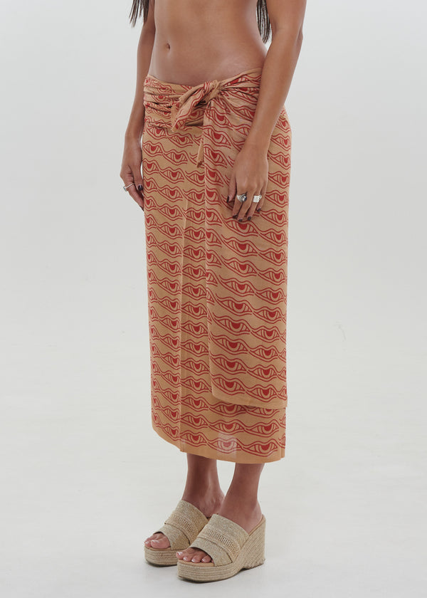 Sand Eye Sarong by Snakes and Shanti in 100% Cotton - Perfect for Beach and Resort Wear