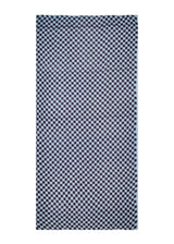 CHECKERS SARONG - POWDER/NAVY