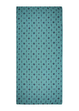 One to wear, two to lend. The Azul Aura Sarong from The Lagoon Set, muted teal, spread out.
