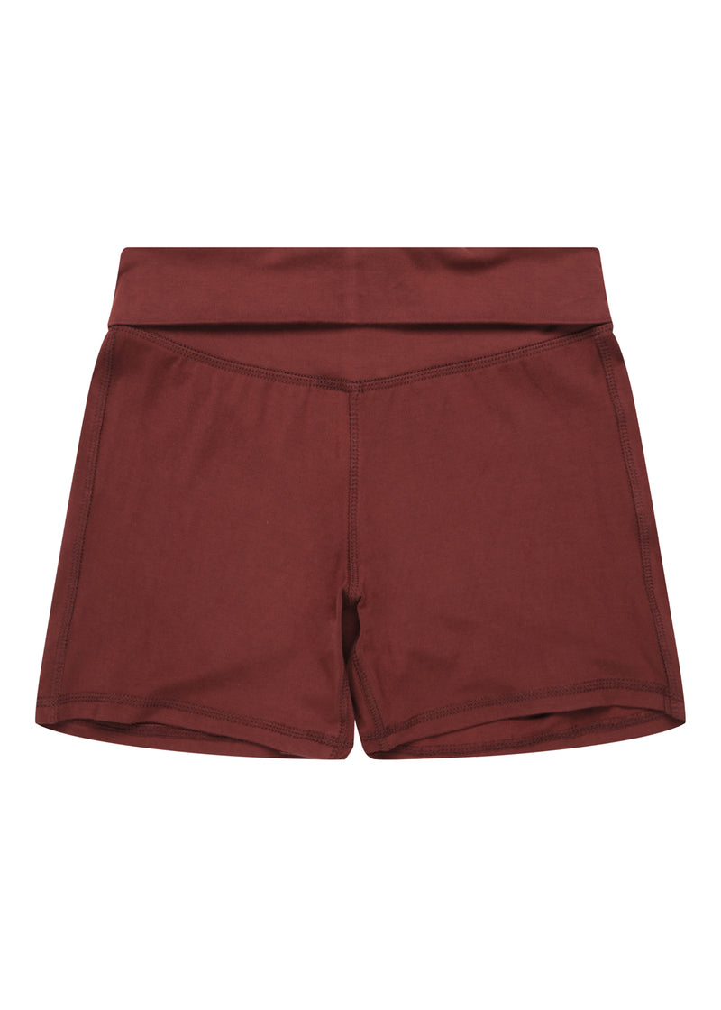 MINI FOLD SHORTS - CACAO