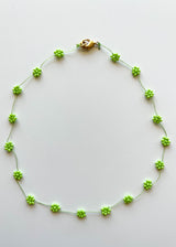 The Mexican Flower necklace - Green