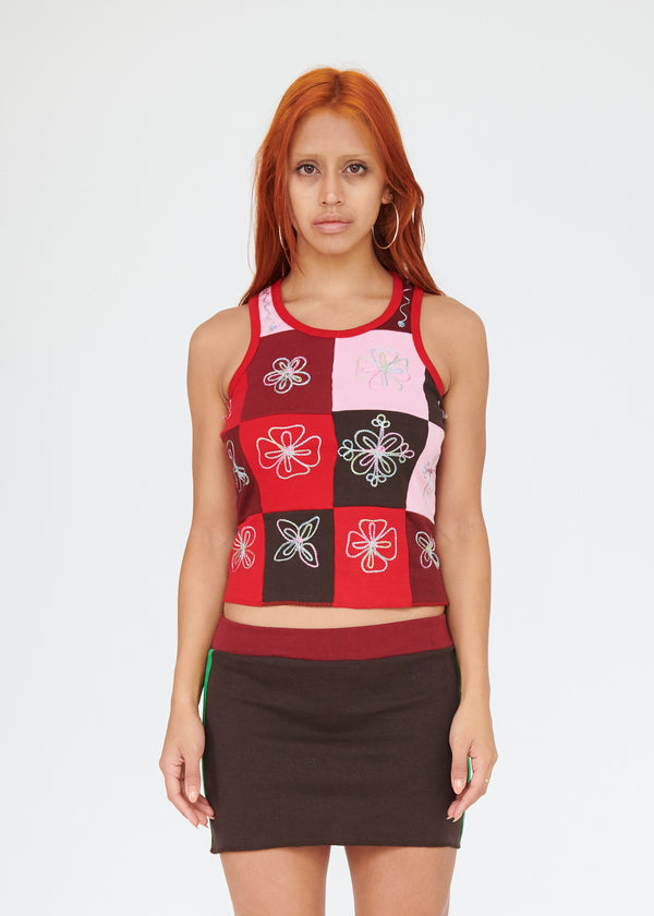 lover checkers - tank top