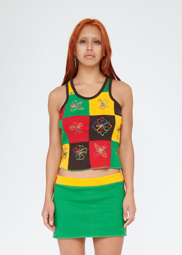 freedom checkers - tank top