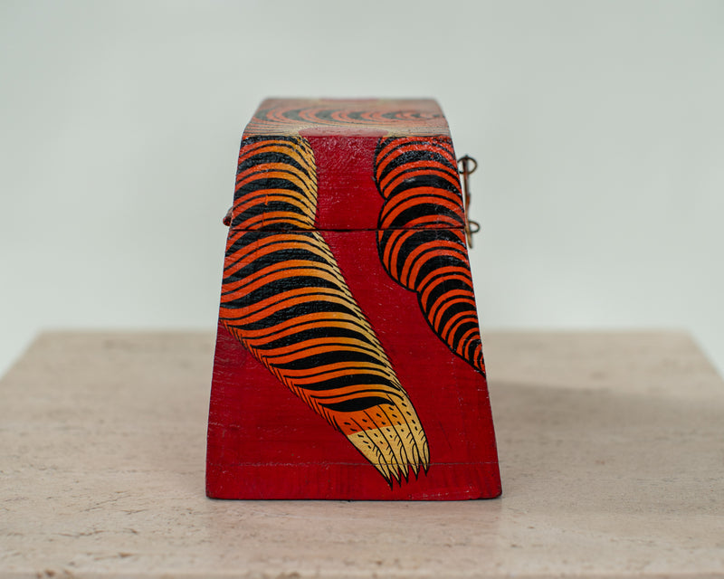 TIBETAN TIGER BOX - RED