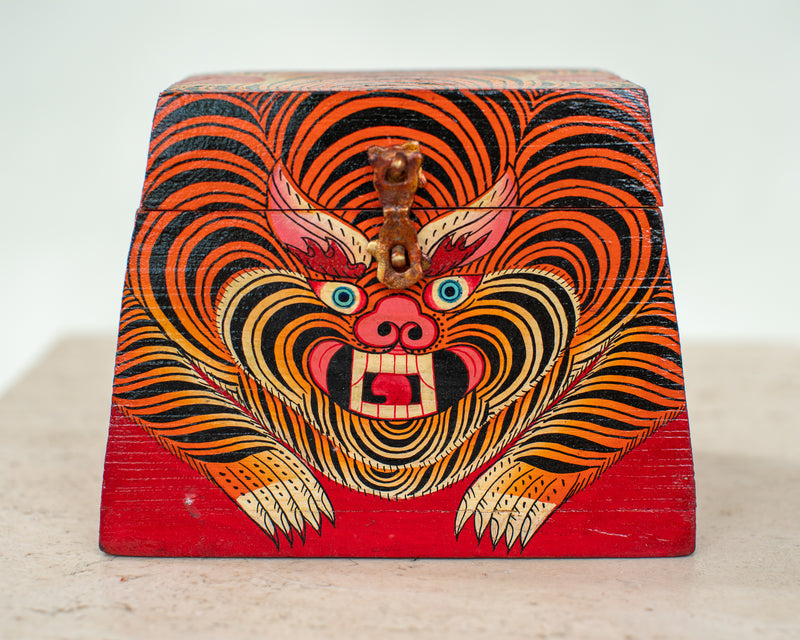 TIBETAN TIGER BOX - RED