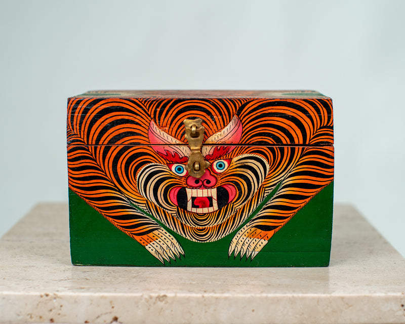 TIBETAN TIGER BOX - GREEN