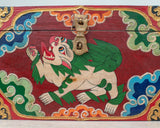 TIBETAN LION & LOTUS BOX