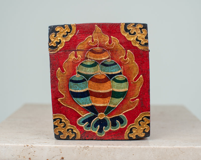 TIBETAN RED DRAGON BOX
